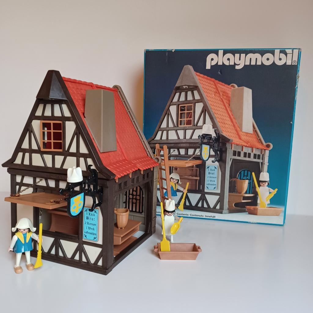 Playmobil 3441 / Middeleeuwse bakker / Vintage 1977, Enlèvement, Comme neuf