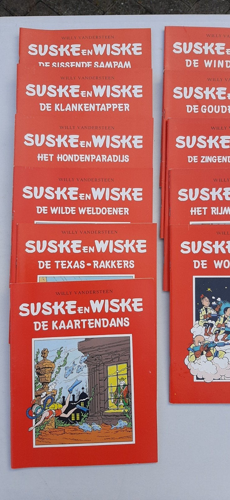lot strips Suske en Wiske, Boeken, Meerdere stripboeken, Ophalen of Verzenden, Gelezen, Willy Vandersteen