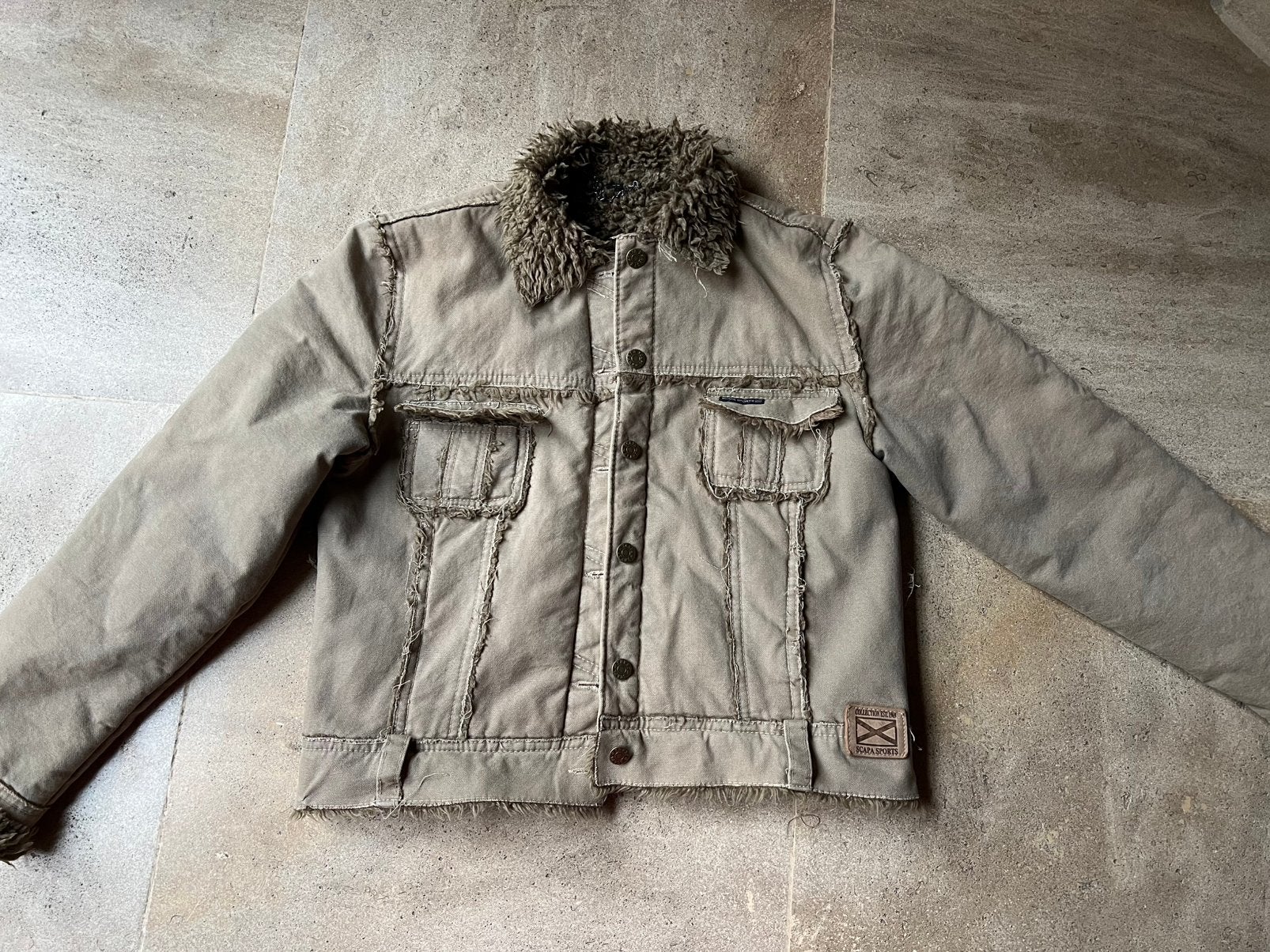Vest Scapa maat 38, Vêtements | Femmes, Vestes | Hiver, Enlèvement, Porté, Taille 38/40 (M), Beige