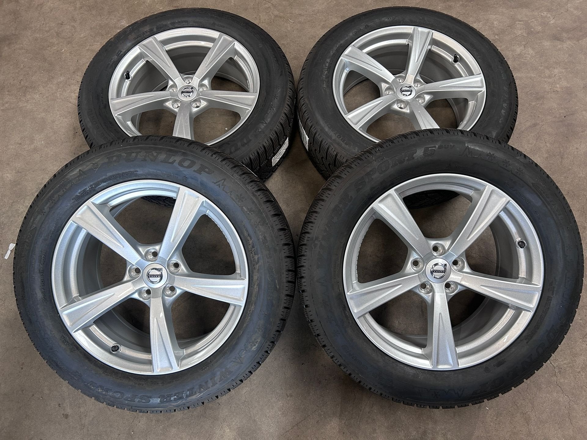 NIEUWE 18 inch velgen + winterbanden Volvo XC60 XC90, Pneus et Jantes, Pneus hiver, Véhicule de tourisme, -