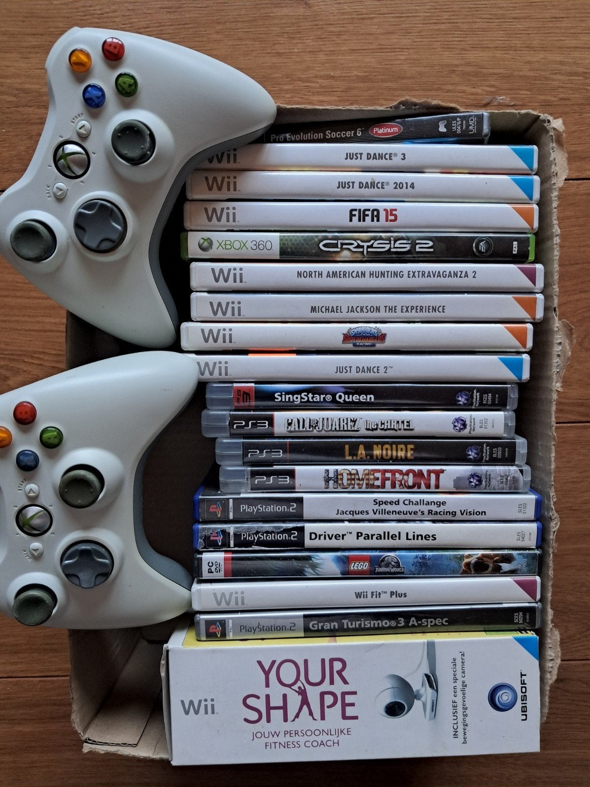 lotje van 30 games, Enlèvement ou Envoi, Utilisé