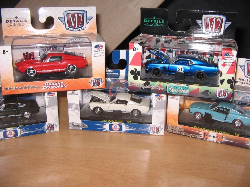 lot M2 mustang modellen op 1/64, Ophalen of Verzenden, Nieuw, Auto, Overige merken