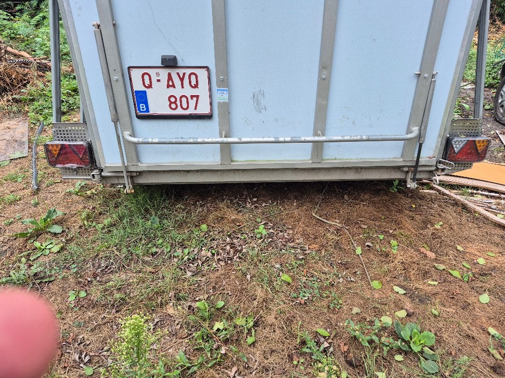 Paardentrailer voor 2 paarden, Dieren en Toebehoren, Ophalen, Gebruikt, Hout, 2-paards trailer