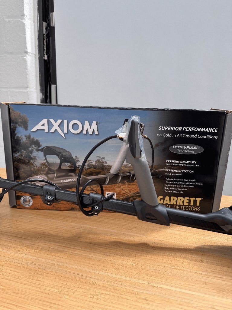 Détecteur d'or Garrett Axiom pack complet, Hobby & Loisirs créatifs, Détecteurs de métaux, Garrett, Plus de 30 cm, Enlèvement ou Envoi