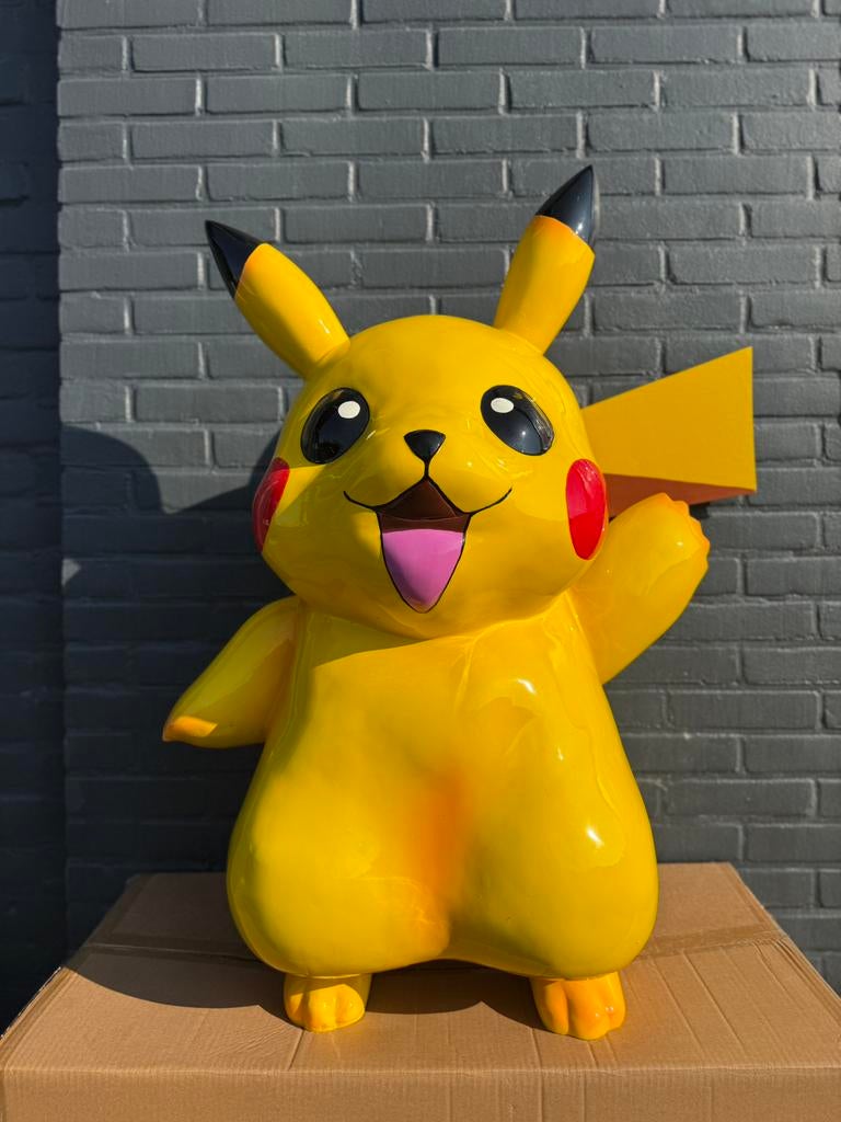 Groot Pokemon Pikachu beeld, Verzamelen, Beelden en Beeldjes, Zo goed als nieuw, Fantasy, Ophalen
