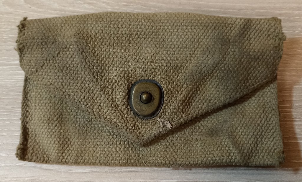 Pochette pour pansement individuel US M-1924  ww2, Collections, Envoi, Armée de terre, Autres types