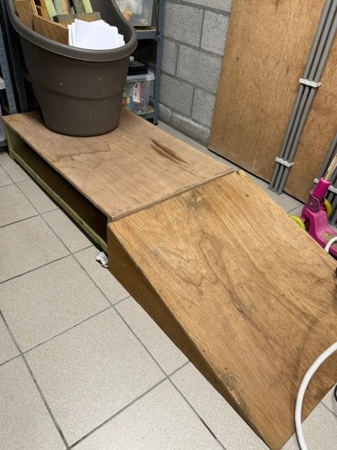 ramp voor skeelers skateboarden, Ophalen, Gebruikt, Skateboard