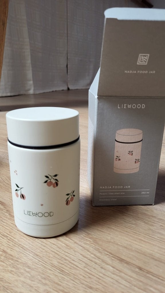 Liewood Nadja Food Jar – 250 ml – Peach/Sea Shell, Enlèvement, Comme neuf