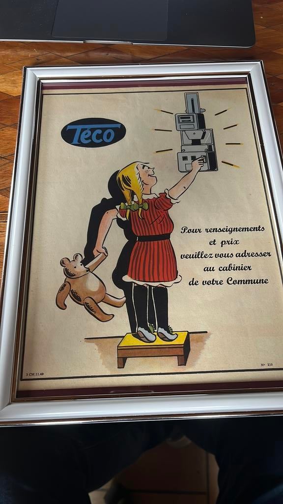 Ancienne pub Teco, Antiek en Kunst, Ophalen of Verzenden