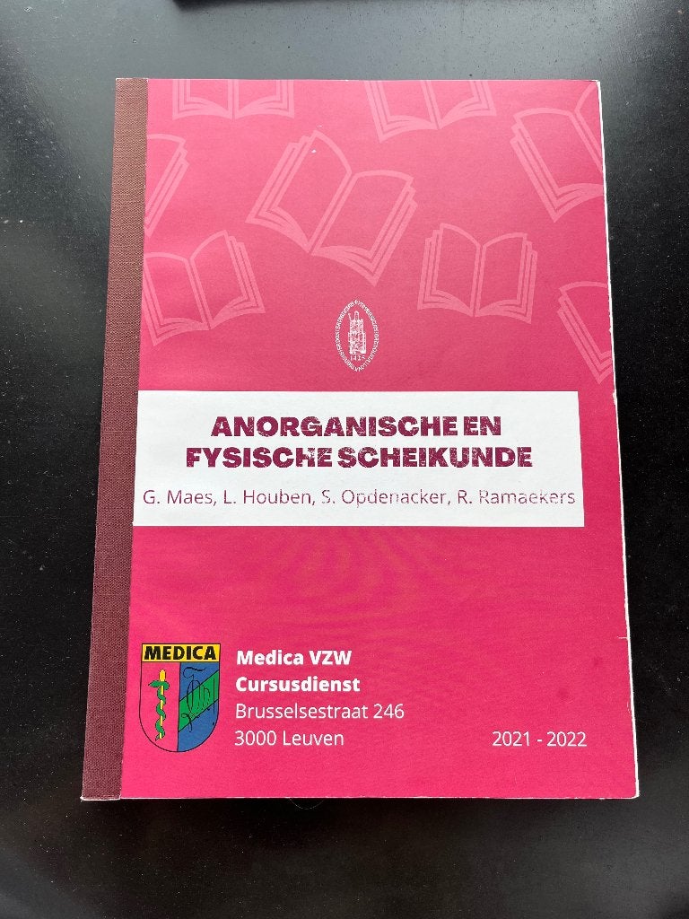 Anorganische en Fysische Scheikunde, Livres, Enlèvement, Utilisé, Chimie, Diverse auteurs