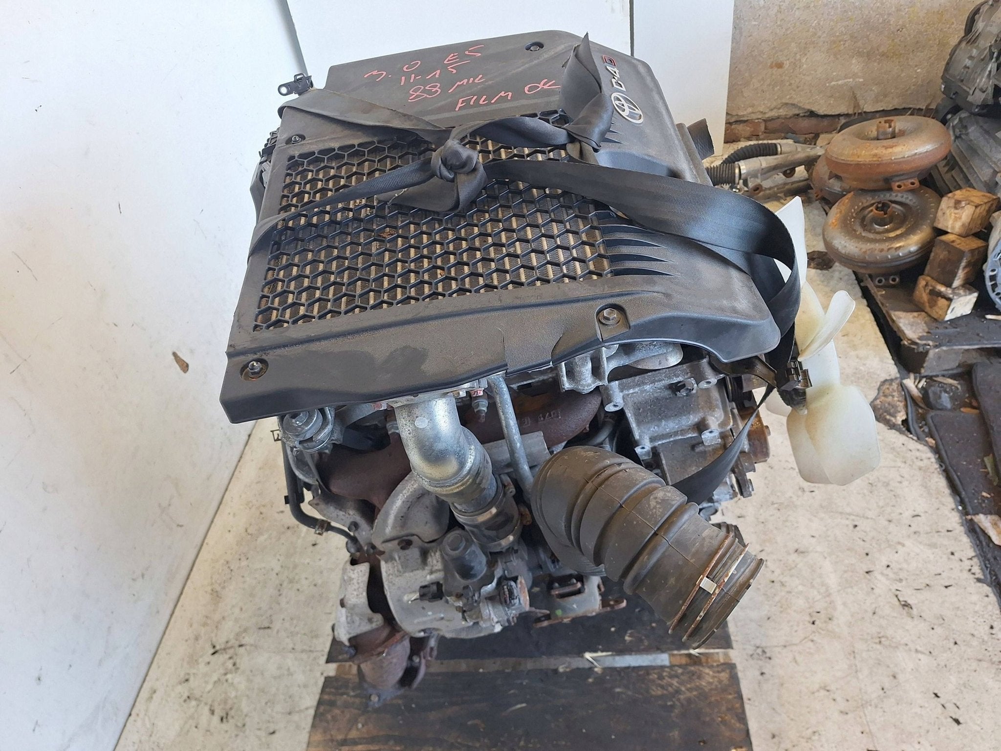 Moteur 1KDFTV Complet TOYOTA HILUX, Envoi, Utilisé, Daihatsu