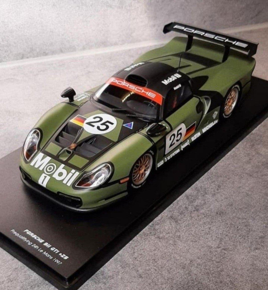 1:18/Porsche 911 GT1#25/24 LE MANS 1997/NIEUW, Enlèvement ou Envoi, Neuf, Voiture, Autres marques