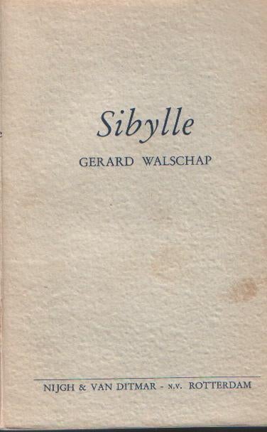 Gerard Walschap - Sibylle, Ophalen of Verzenden, Zo goed als nieuw, België
