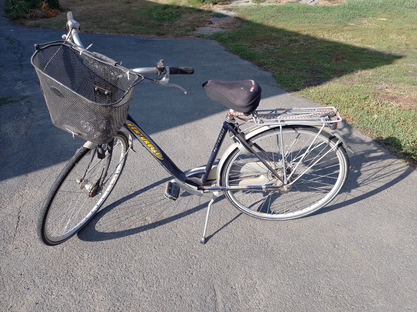 damesfiets, Fietsen en Brommers, Ophalen, Gebruikt, Velgrem, Versnellingen