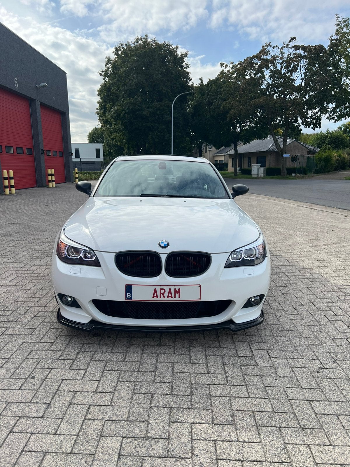 Bmw 525i, Auto's, Automaat, Zwart, Wit, Leder
