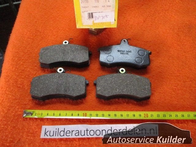 Remblokken voorzijde Lada Diva Granta Samara BP785 Textar 21, Neuf, Lada, -, -