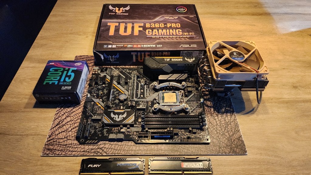 Intel i5 9600K + CM + DDR4, Informatique & Logiciels, 6-core, LGA 1151, Enlèvement ou Envoi, 3 à 4 Ghz
