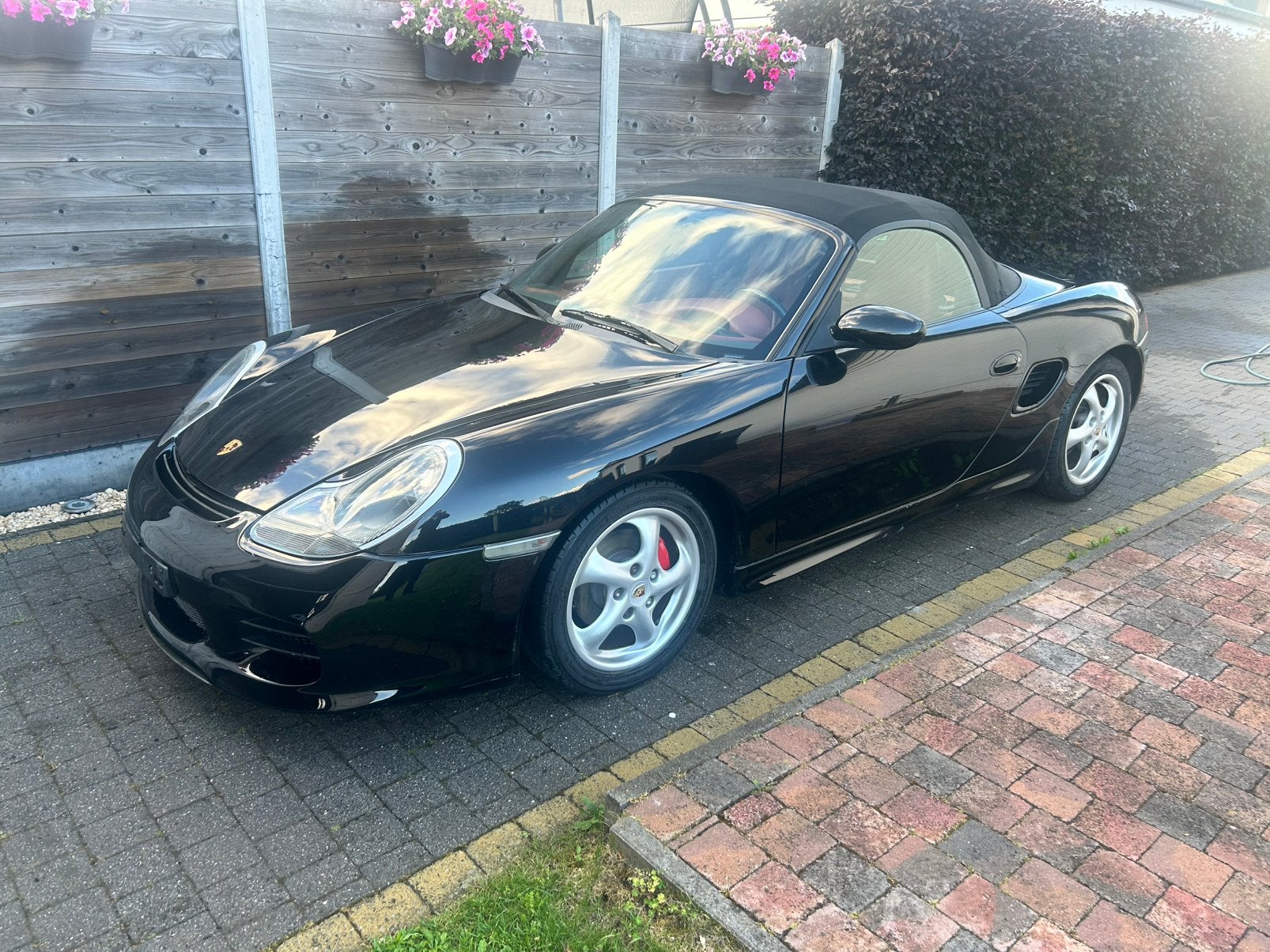 Porsche Boxster 2.5 Manueel « oldtimer », Auto's, Porsche, Particulier, Boxster, Benzine, Cabriolet, Handgeschakeld, Zwart, Ophalen