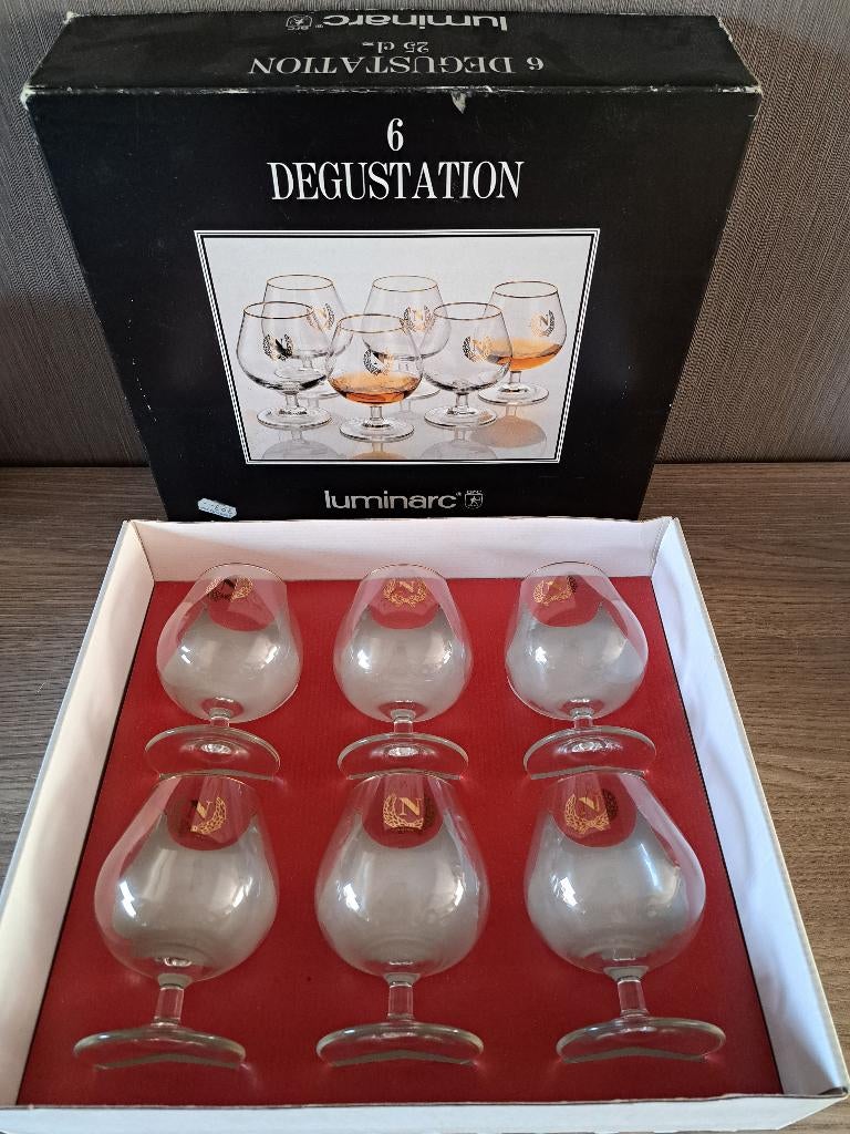 Luminarc degustatie glazen, Verzamelen, Ophalen, Zo goed als nieuw, Borrel- of Shotglas