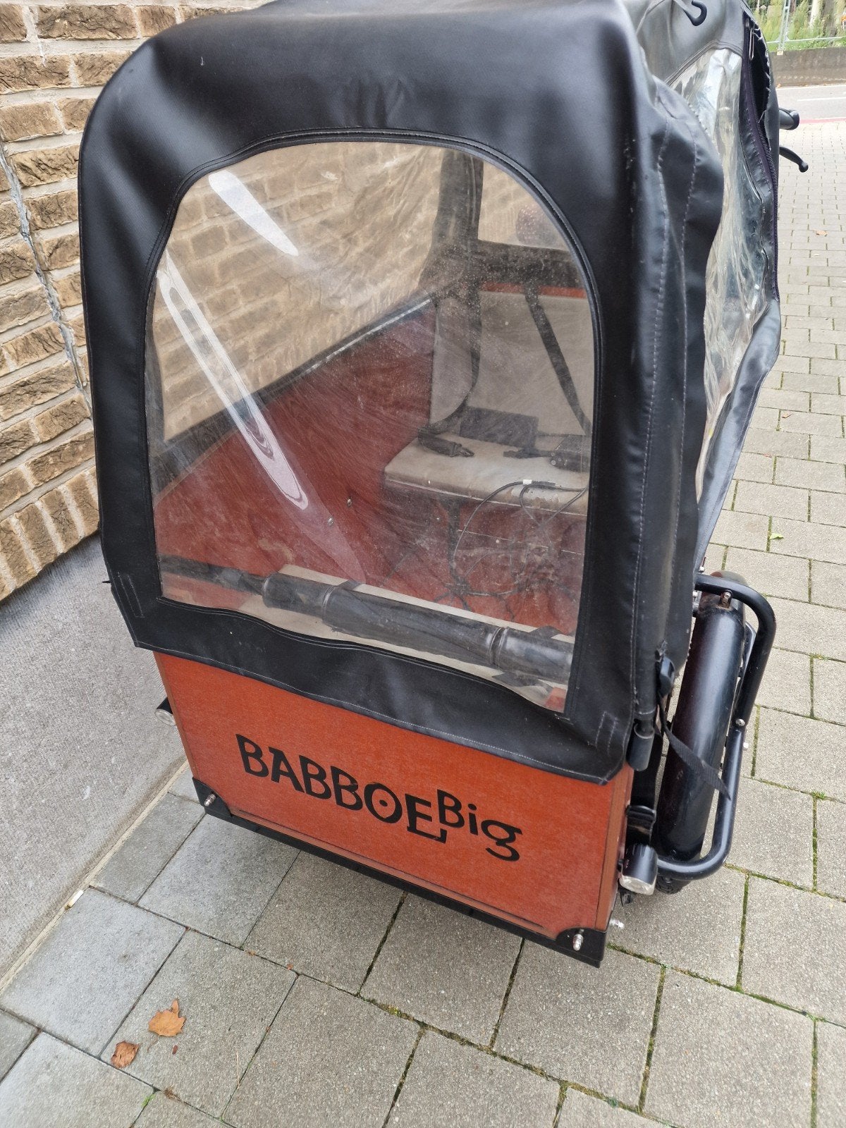 elektrische bakfiets familie 4 plaats, Vélos & Vélomoteurs, Vélos | Vélos avec bac, Électrique, Frein à tambour, Enlèvement, Utilisé
