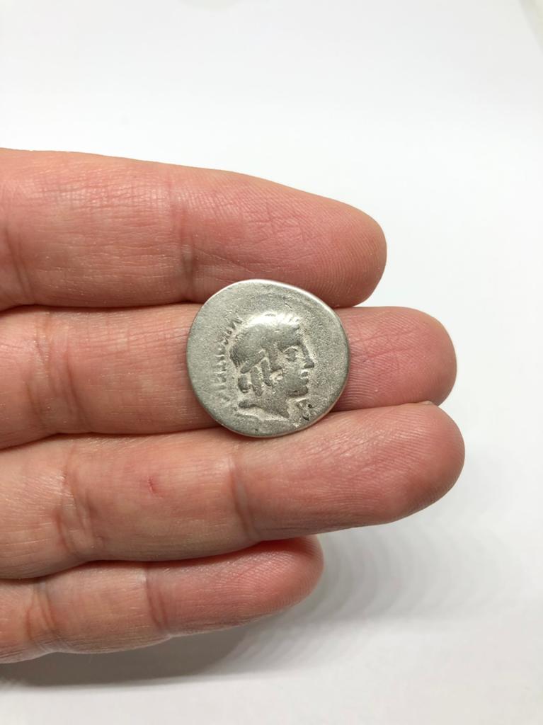 Munt Romeinse republiek, Mn.Fonteius, AR denarius, 85 BC, Postzegels en Munten, Munten | Europa | Niet-Euromunten, Verzenden, Italië