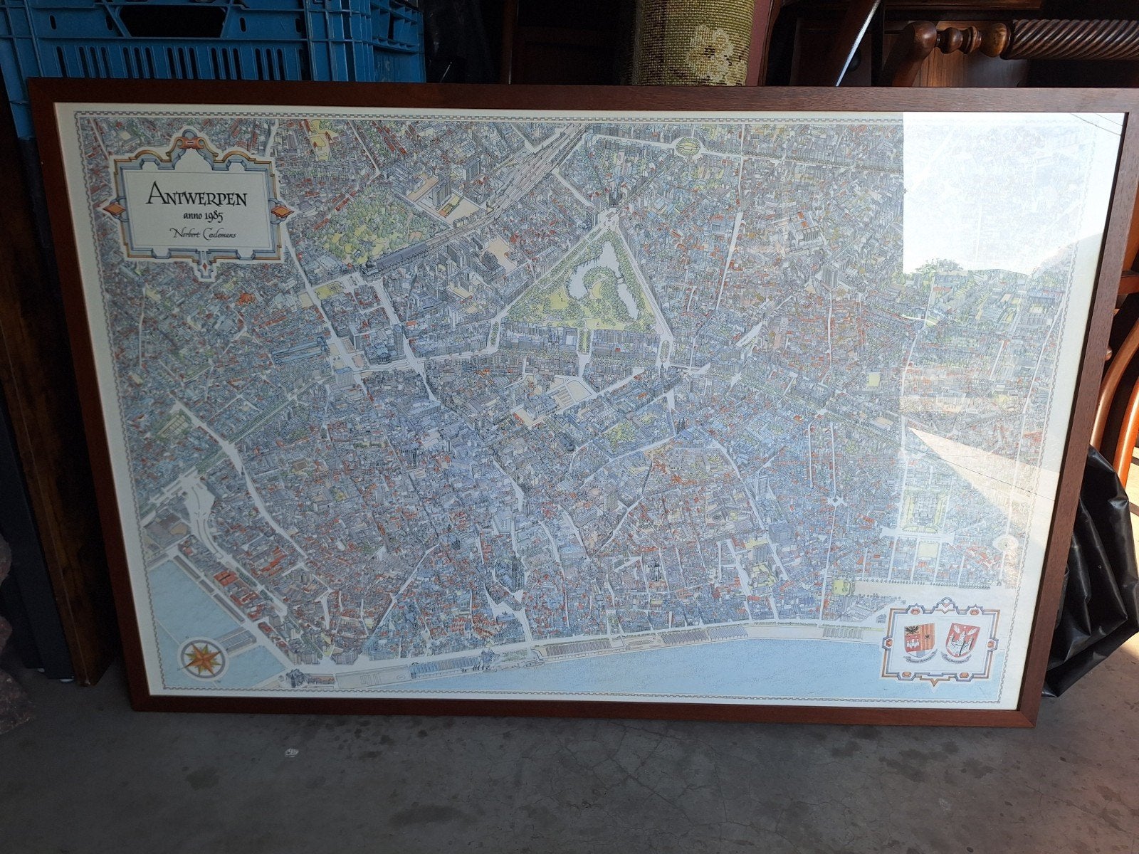 grande carte d'Anvers 1985, Enlèvement