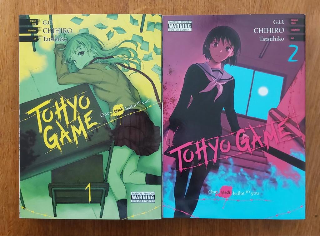 MANGA  - TOHYO GAME - DEEL 1 & 2 - LOT VAN 2ST., Neuf, Enlèvement ou Envoi, Chichiro tatsuhiko, Plusieurs comics