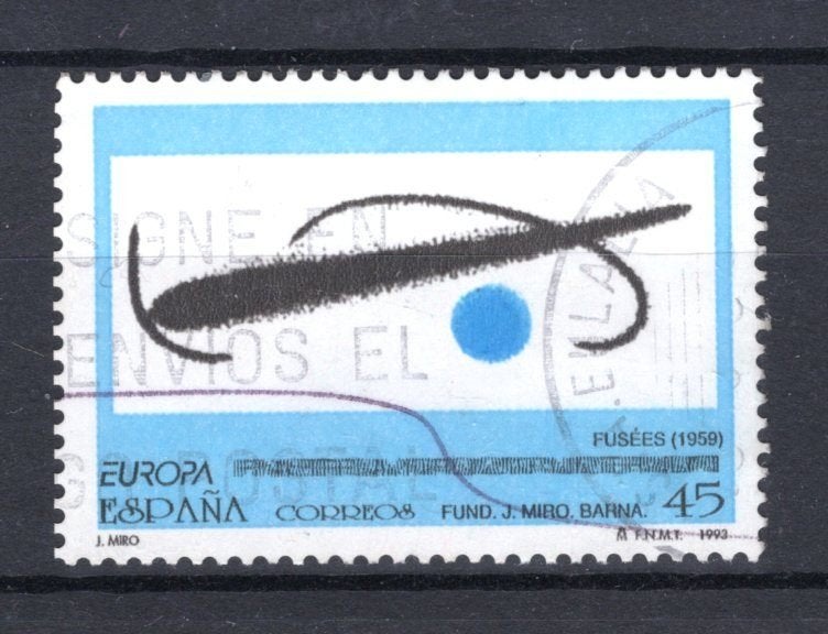 ESPAGNE Yt. 2843 estampillée 1993, Envoi, Affranchi
