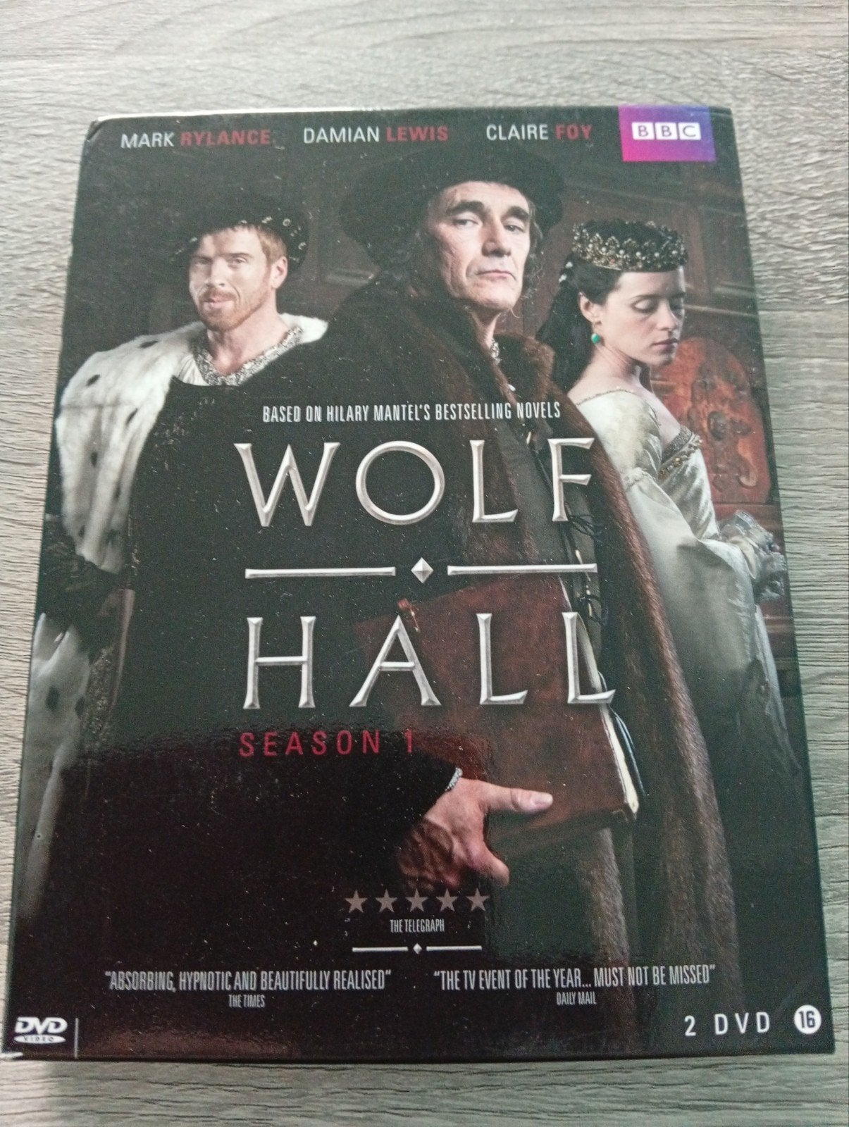 Coffret DVD de la série télévisée Wolf Hall saison 1, Enlèvement ou Envoi, Anglais, Drame, Néerlandais