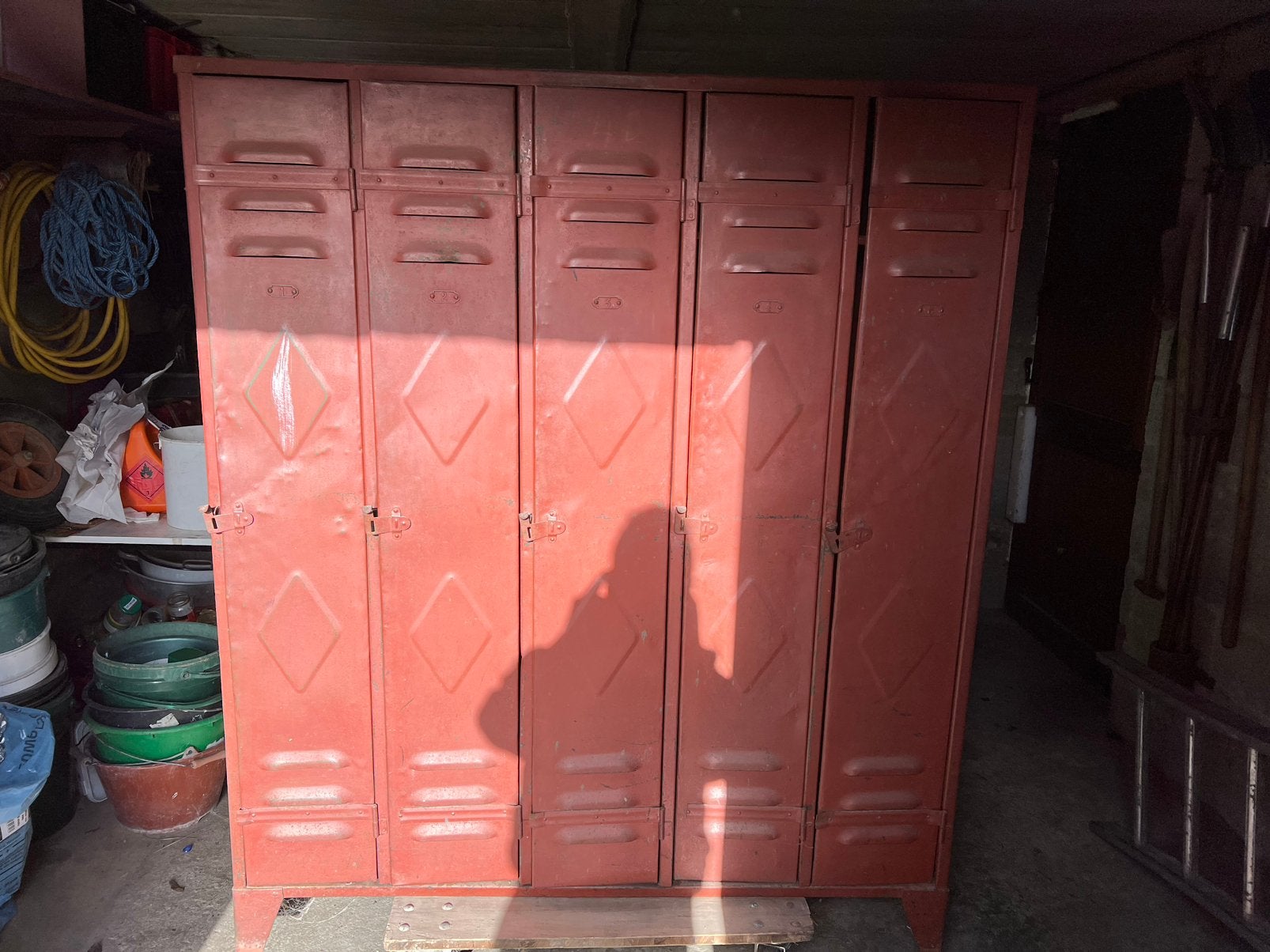 Armoire de mineur vintage, Enlèvement, Utilisé