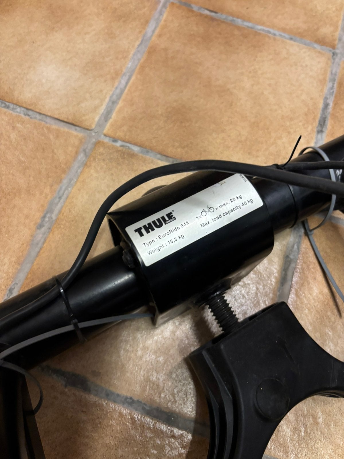 Thule Euroride 943 voor 3 fietsen, Enlèvement, 3 vélos ou plus, Utilisé, Support d'attelage