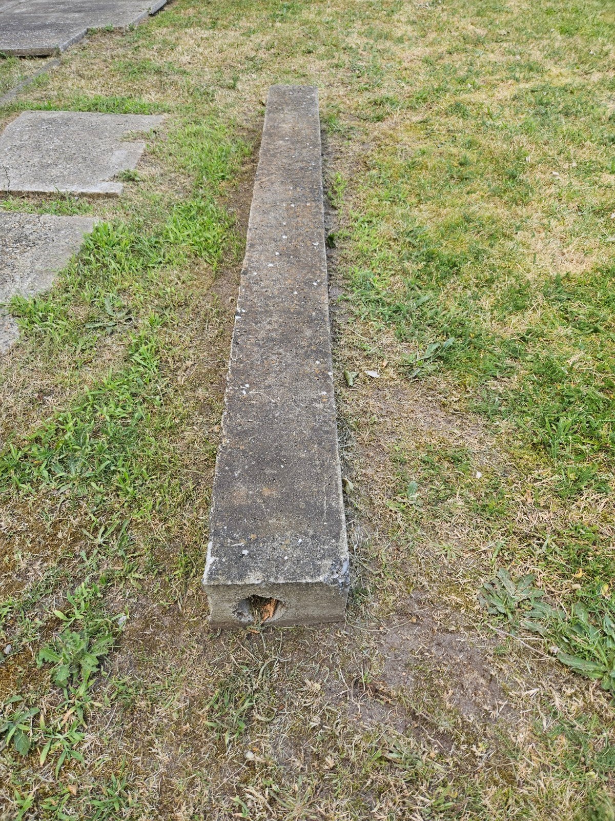Betonnen linteel 18.5 X 14 cm - L 2m, Tuin en Terras, Bielzen en Borduren, Ophalen, Gebruikt, 200 cm of meer, Minder dan 25 cm