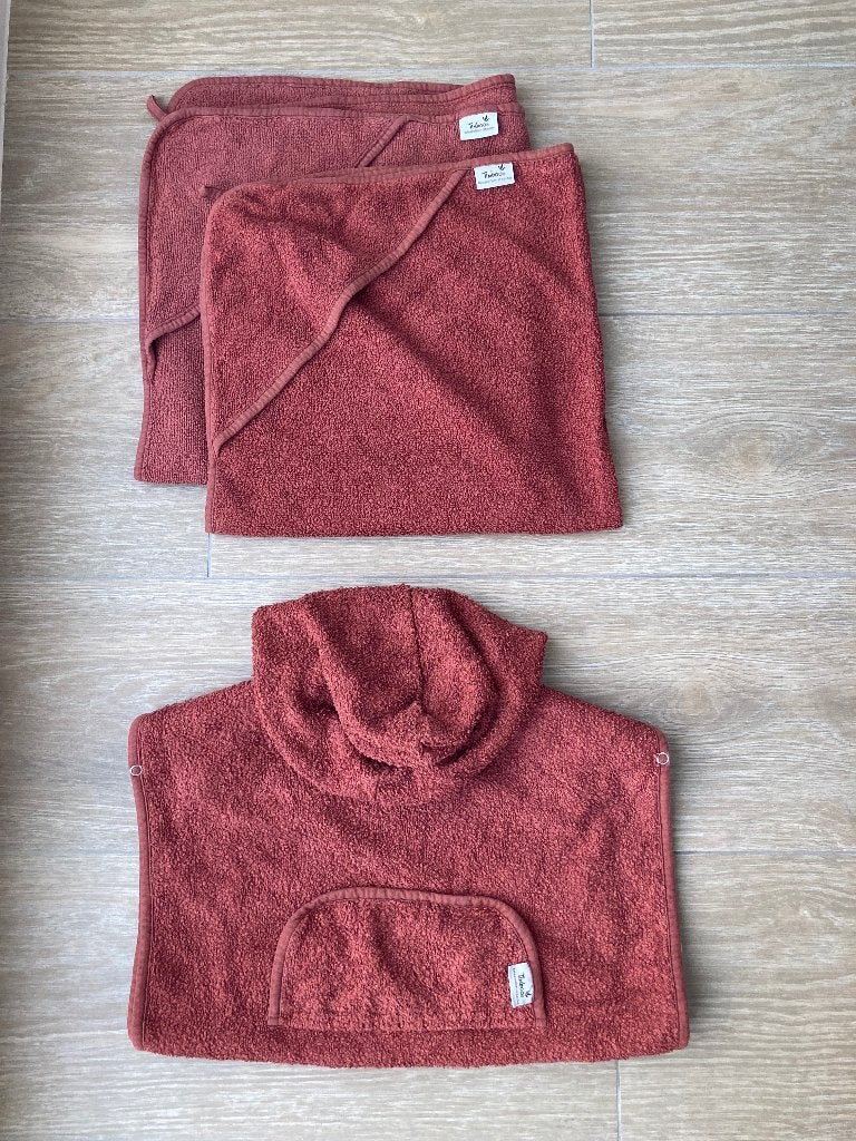 2 capes de bain et 1 poncho Timboo, Enlèvement ou Envoi, Utilisé, Autres types, Autres marques