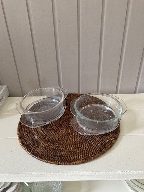 Ovenschaaltjes glas, Huis en Inrichting, Keuken | Servies, Ophalen, Gebruikt, Klassiek, Glas