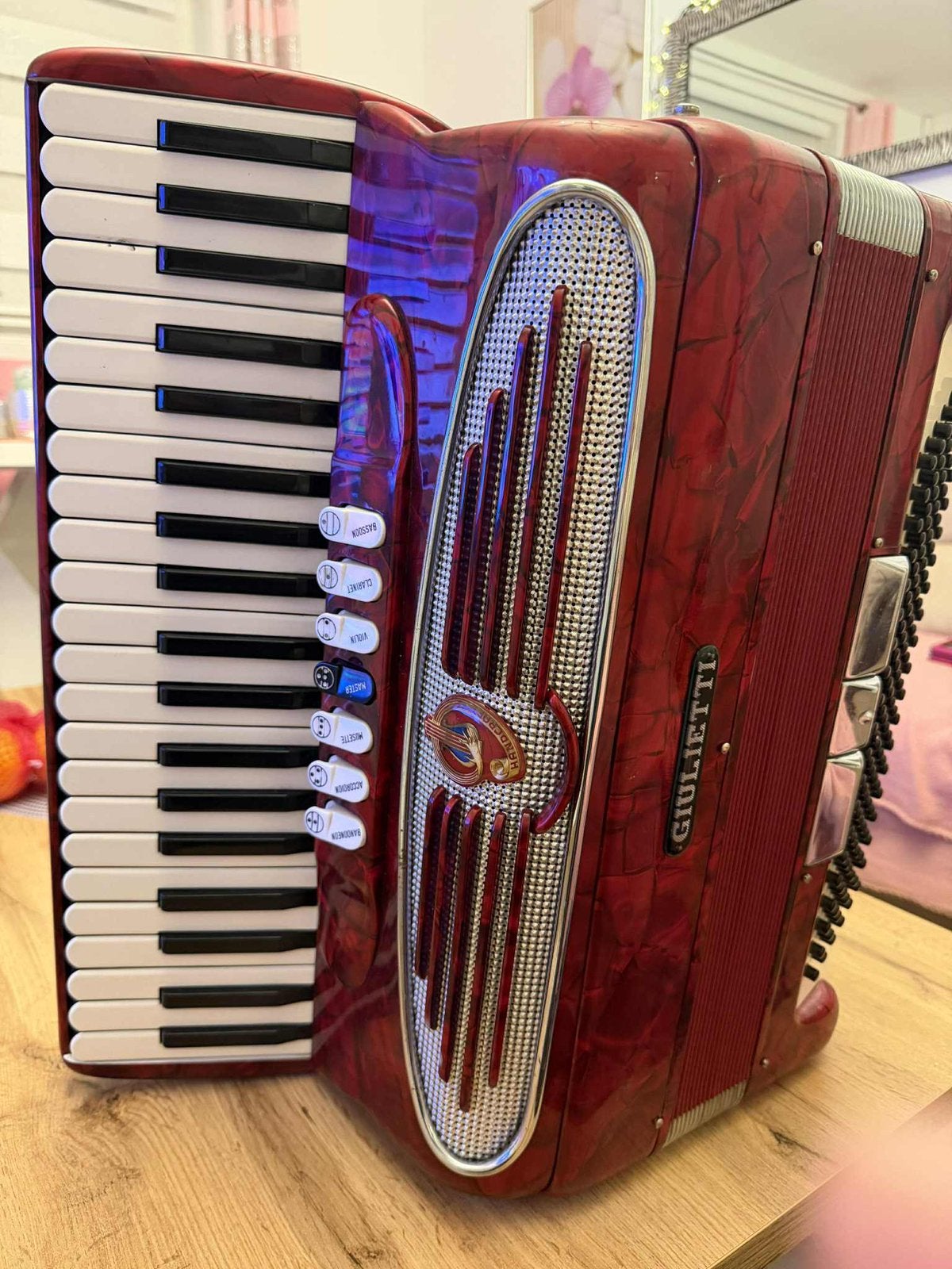 Accordeon Giulietti Classic 47 Italy 120Basses, Enlèvement, Comme neuf