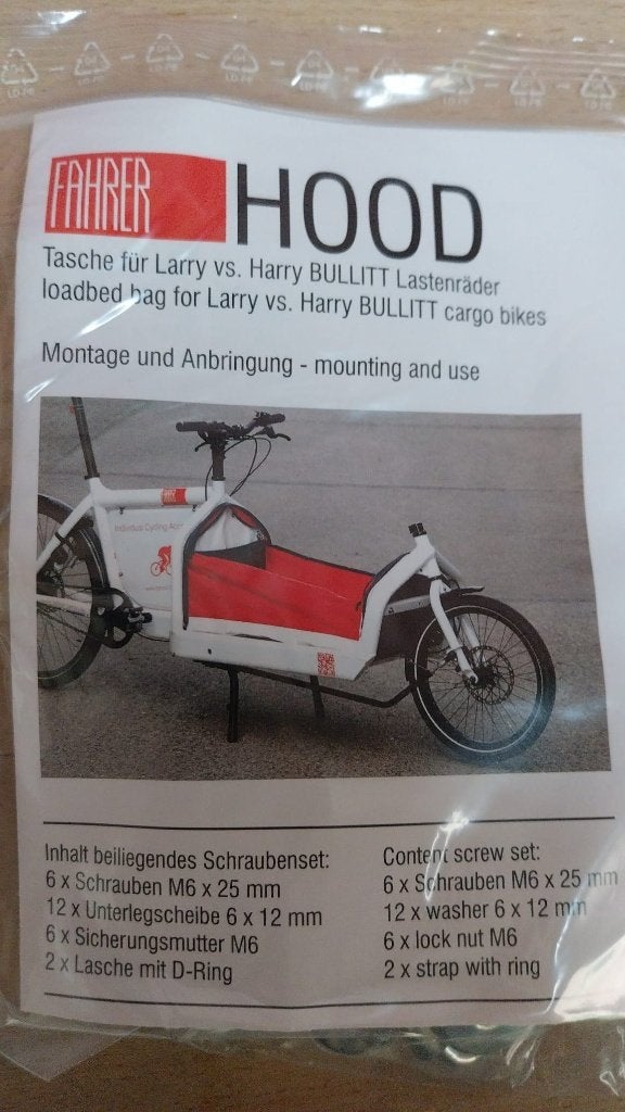 Sac de chargement FAHRER Berlin HOOD pour Bullitt, Enlèvement, S