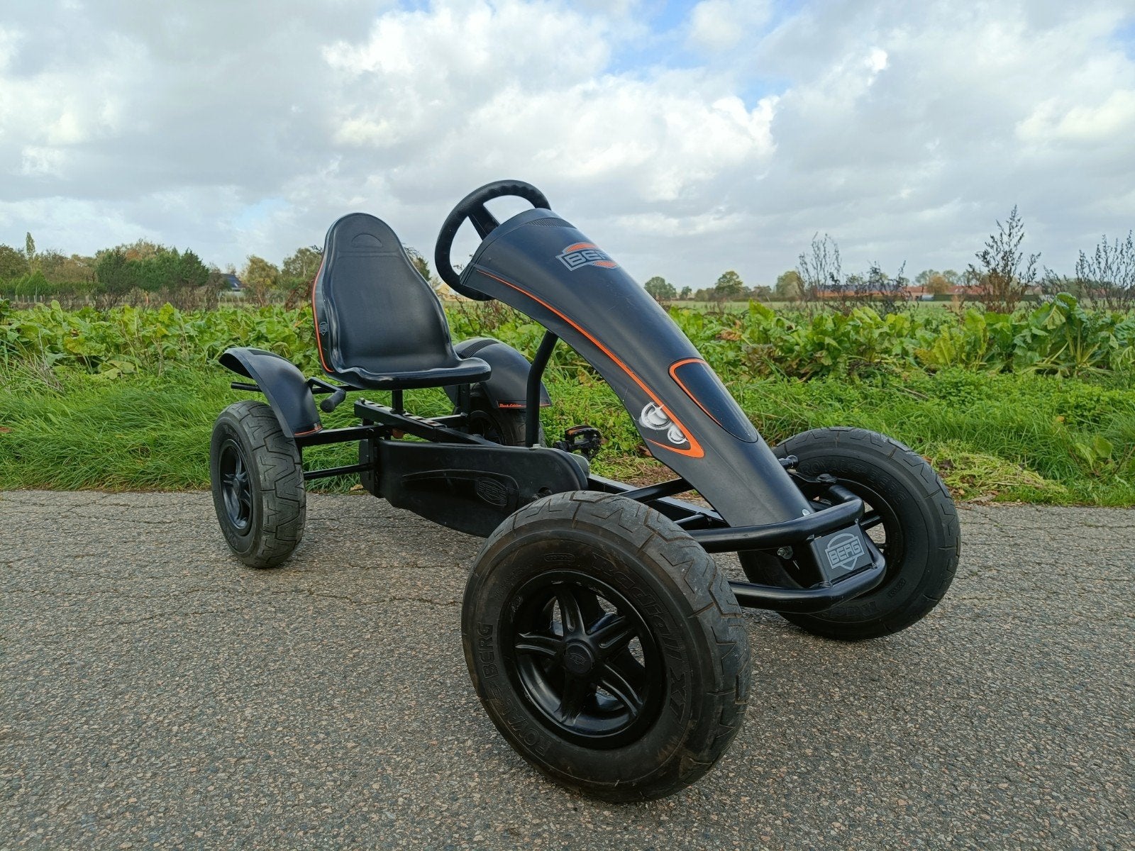 Berg XL Black Edition gocart, Kinderen en Baby's, Ophalen, Zo goed als nieuw, Berg, Vrijloopautomaat