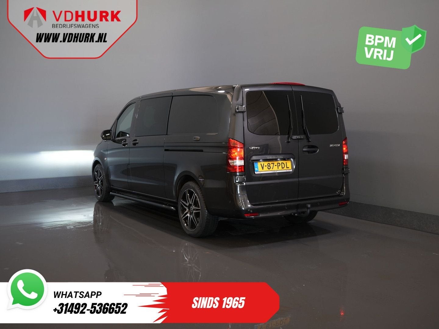 Mercedes-Benz Vito 116 CDI Aut. L3 DC Dubbel Cabine BPM VRIJ, Automaat, Parkeersensor, Mercedes-Benz, Bedrijf