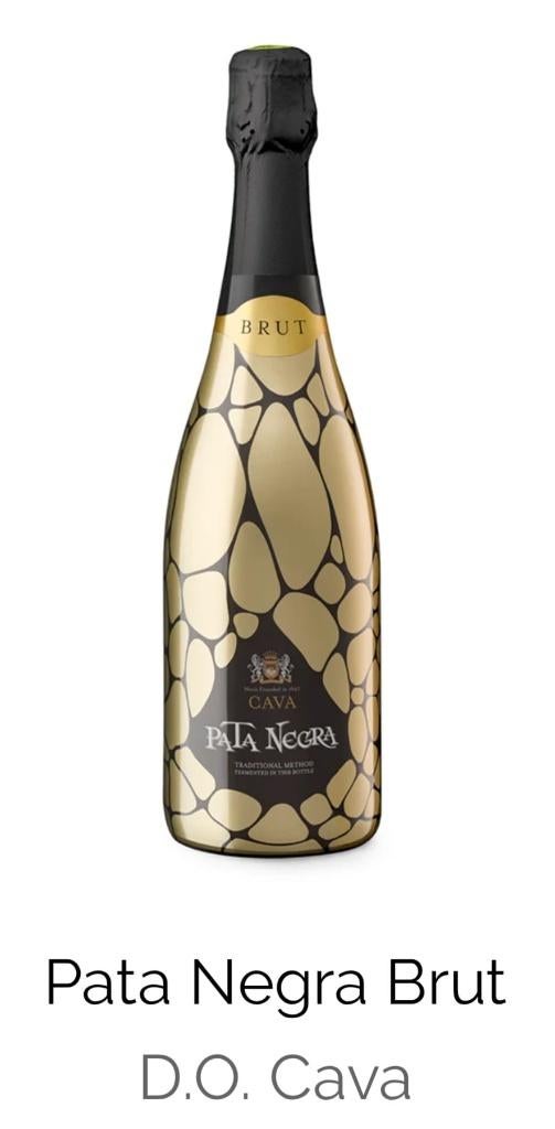 Cava PataNegra Brut, doos van 6 flessen., Verzamelen, Ophalen, Spanje, Nieuw, Champagne