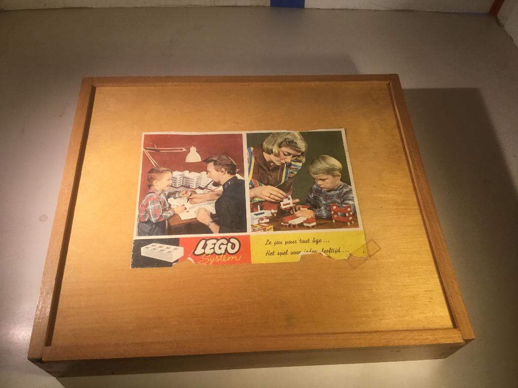 Vintage Lego kist jaren 70, Ophalen of Verzenden, Inclusief doos, Losse stenen, Lego