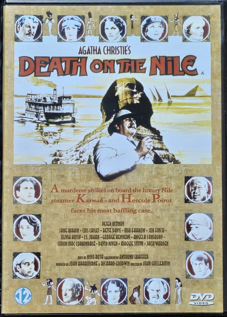 *Death on the Nile (1978), Cd's en Dvd's, Ophalen of Verzenden, 1960 tot 1980, Zo goed als nieuw, Thrillers en Misdaad