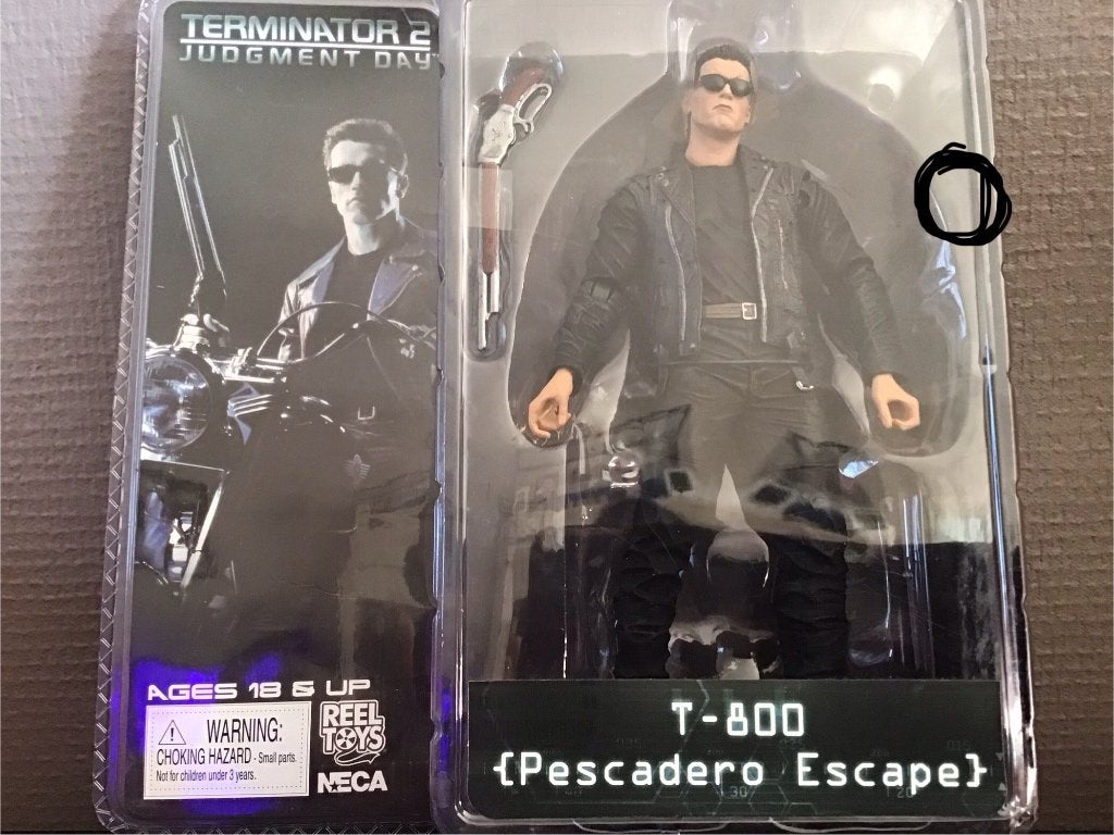Terminator pescadero escape T800, Ophalen