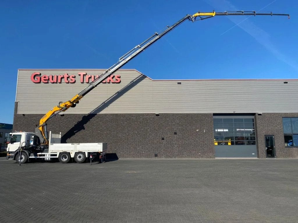 Scania P250 6X2 + COPMA 510.7 + JIB J4 KRAAN/KRAN/CRANE/MONT, Achat, Scania, Boîte manuelle, Diesel