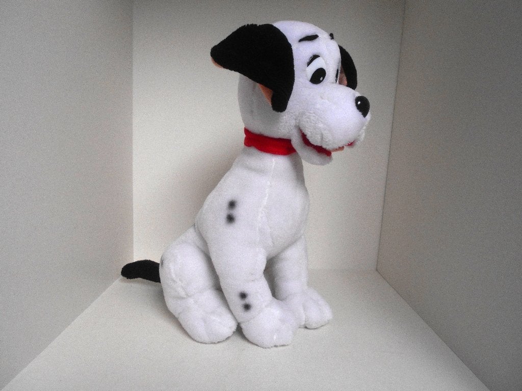 peluche chien  dalmatien hauteur 40 cm tres bon état, Enlèvement ou Envoi, Chien, Blanc, Comme neuf