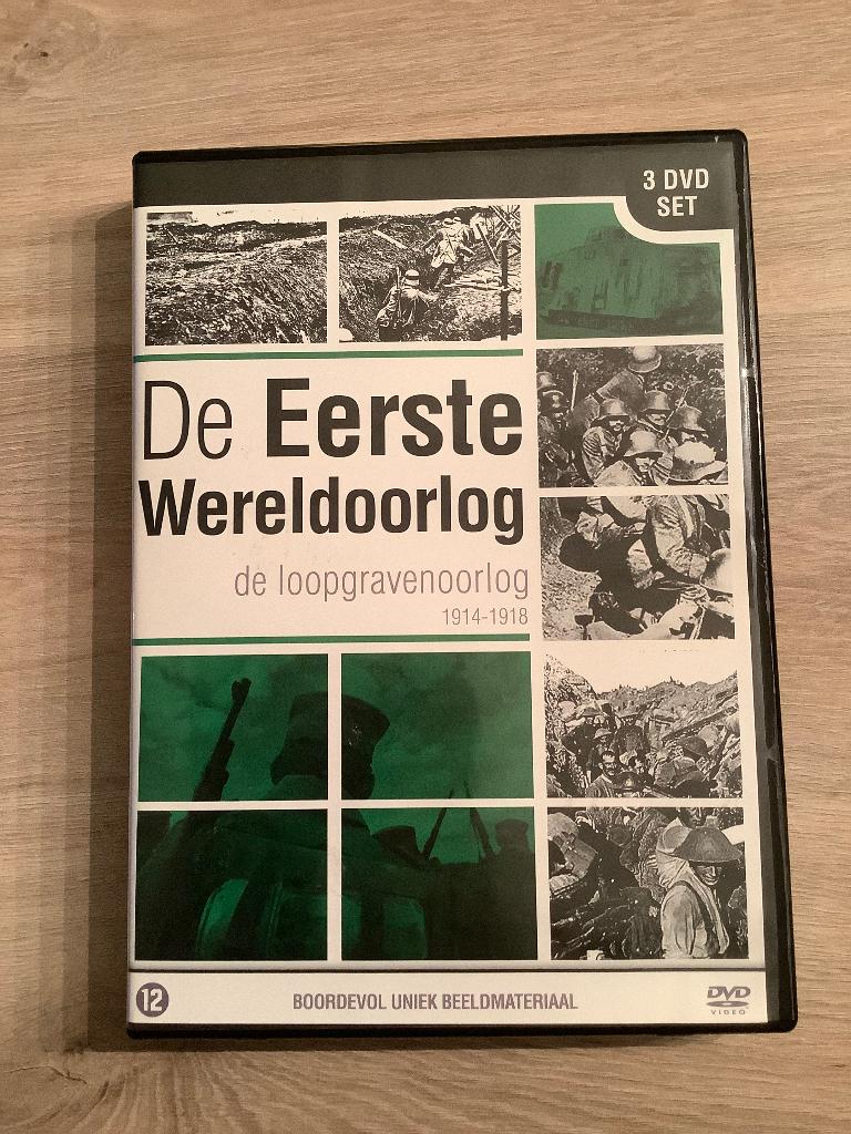 DVD Box Eerste Wereldoorlog - De Loopgravenoorlog (3 DVD ), Cd's en Dvd's, Dvd's | Documentaire en Educatief, Vanaf 16 jaar, Oorlog of Misdaad