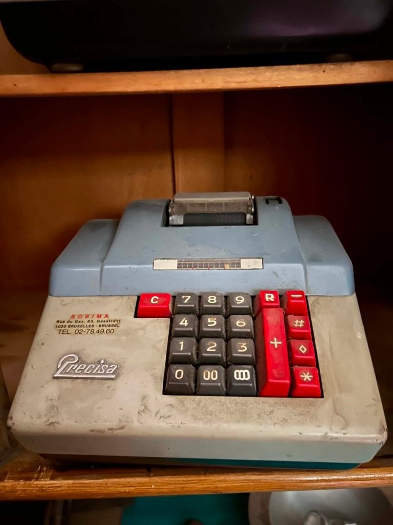 2 Precisa mechanische rekenmachines/telmachines, Diversen, Rekenmachines, Gebruikt, Ophalen