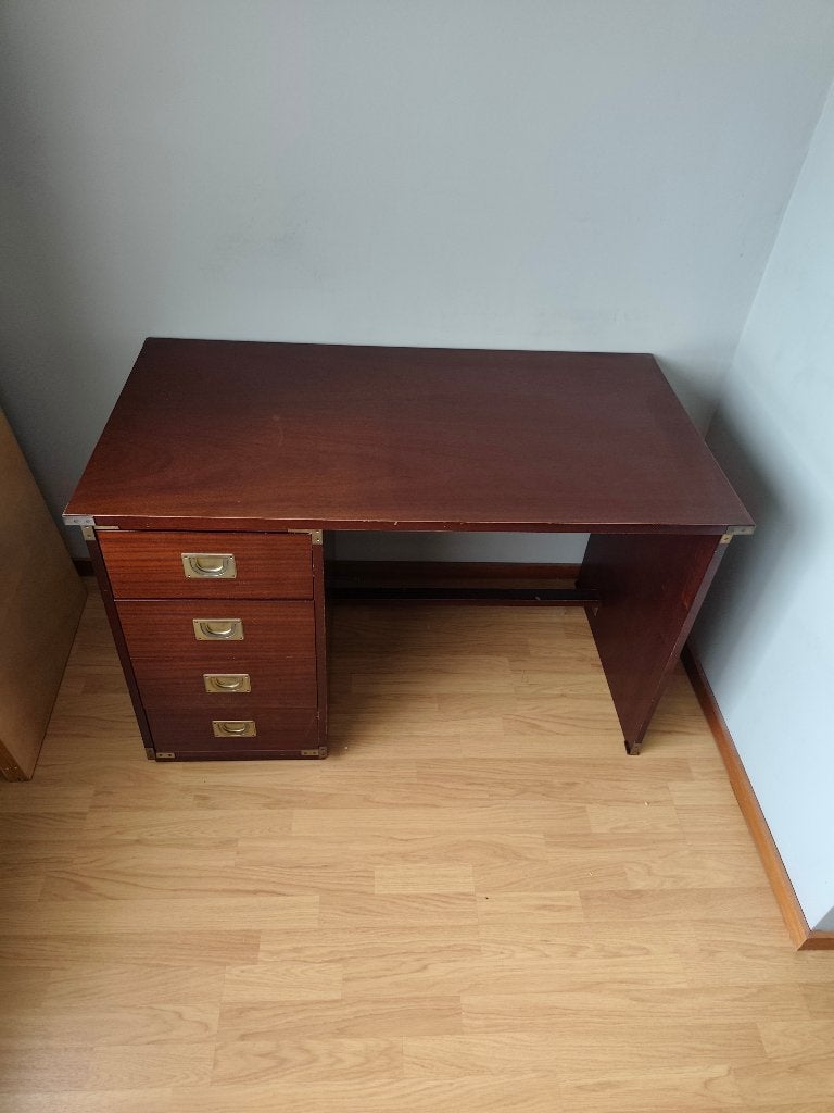vintage jaren 50 bureau, Maison & Meubles, Autres marques, Bureau d'ordinateur, 65 cm, Vintage