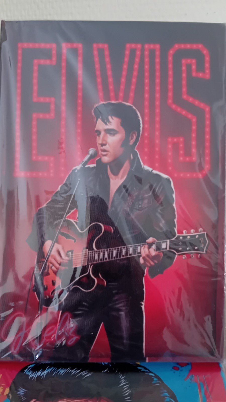ELVIS KADER 20 OP 30 CM CANVAS, Ophalen of Verzenden