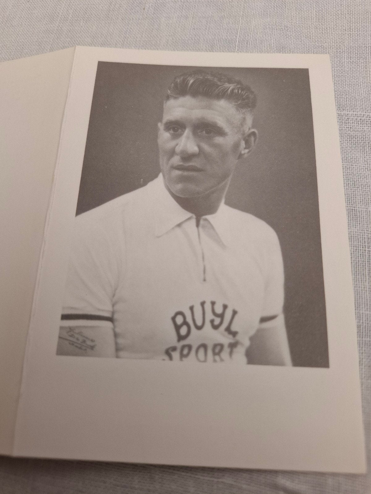 bidprentje oud beroepsrenner, Ophalen of Verzenden, Bidprentje