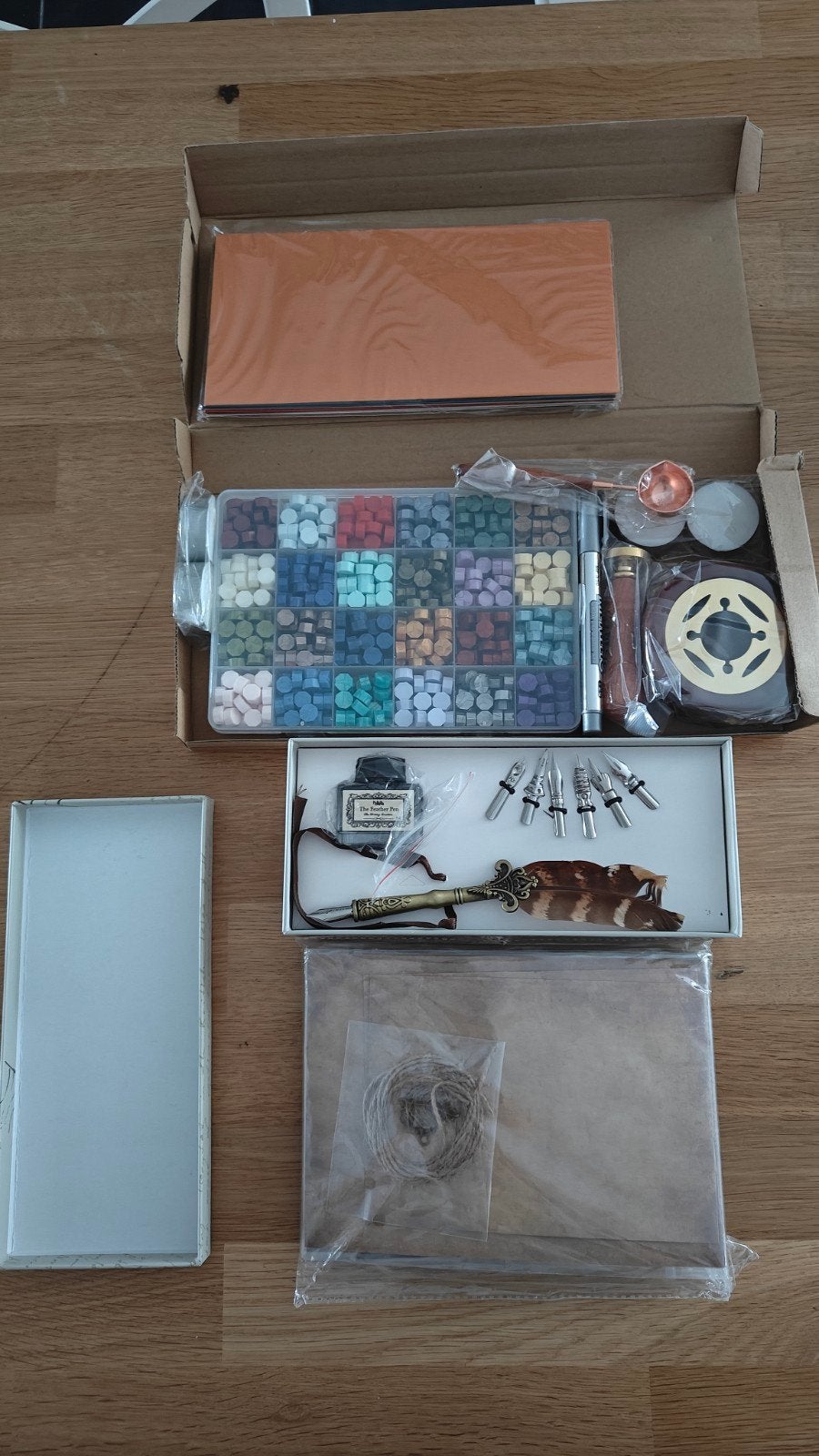 Creatieve wax enveloppe set, Ophalen